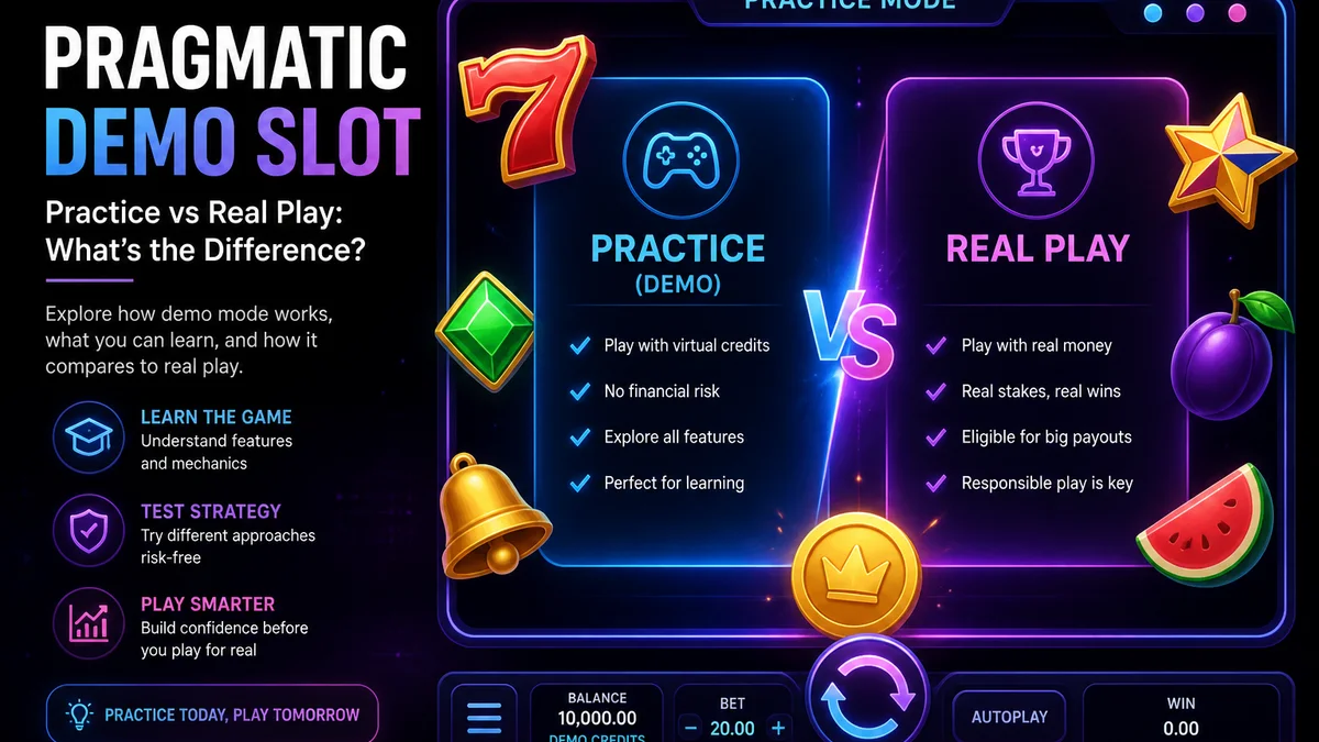 Pragmatic demo slot: bedakan mode latihan dan uang asli